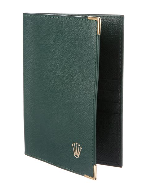 rolex green leather wallet|rolex wallets for men.